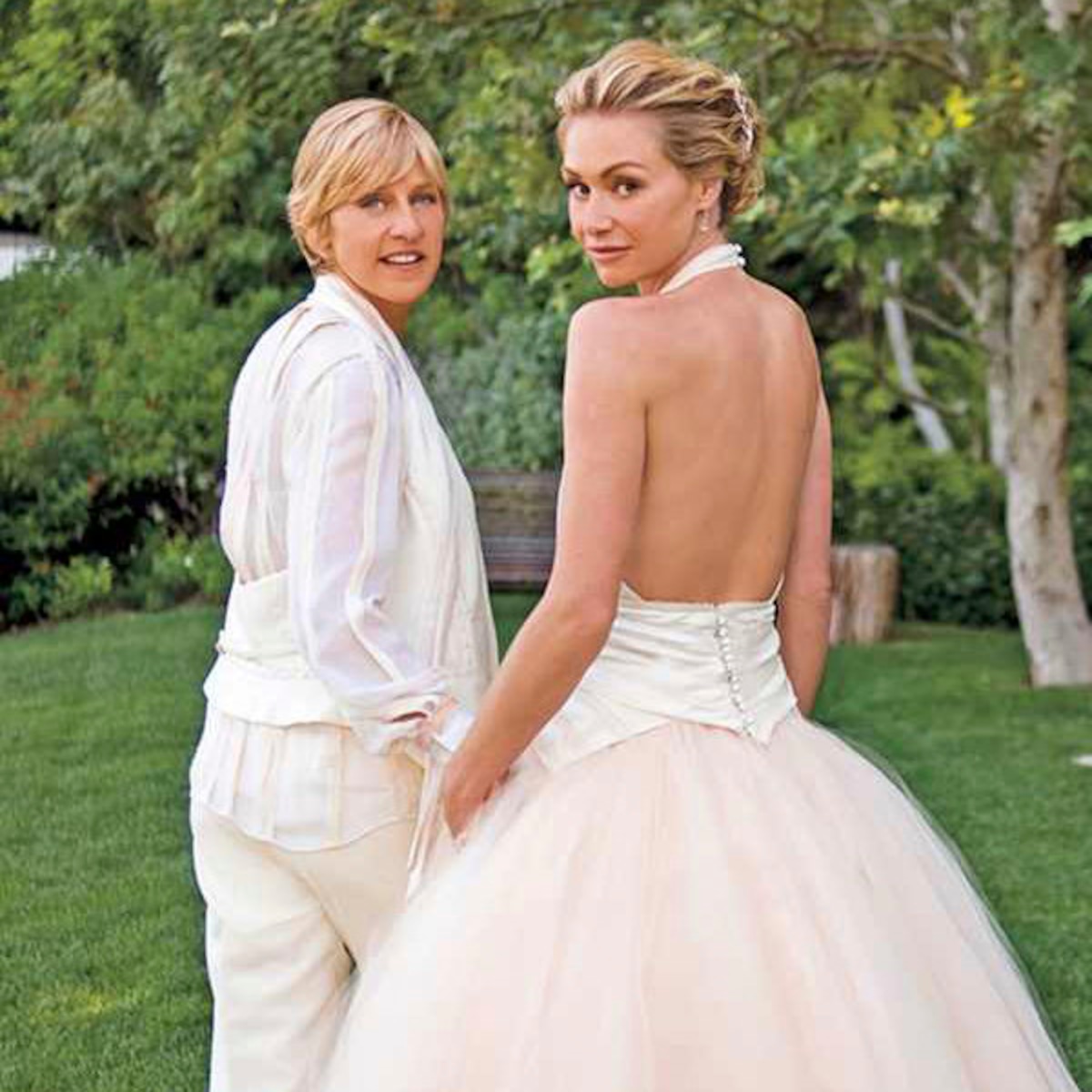 Ellen Degeneres And Portia De Rossi Share Wedding Day Footage E